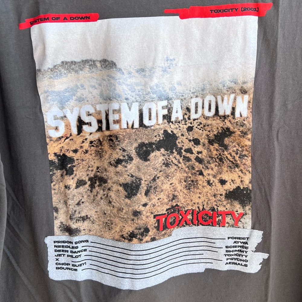 🍒💣 System of a Down band t-shirt